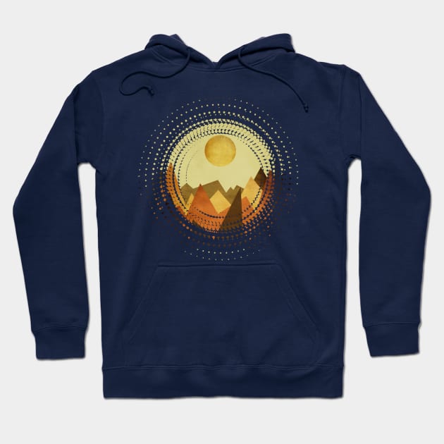 Retro landscape I Hoodie by ViviGonzalezArt